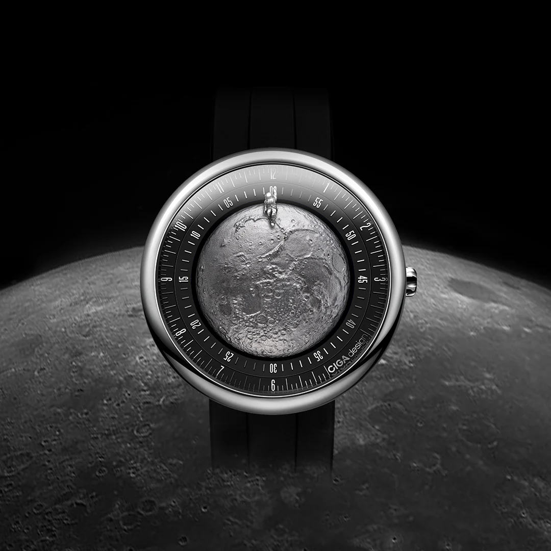 שעון לגבר CIGA-design Automatic Watch Moon Walker Edition