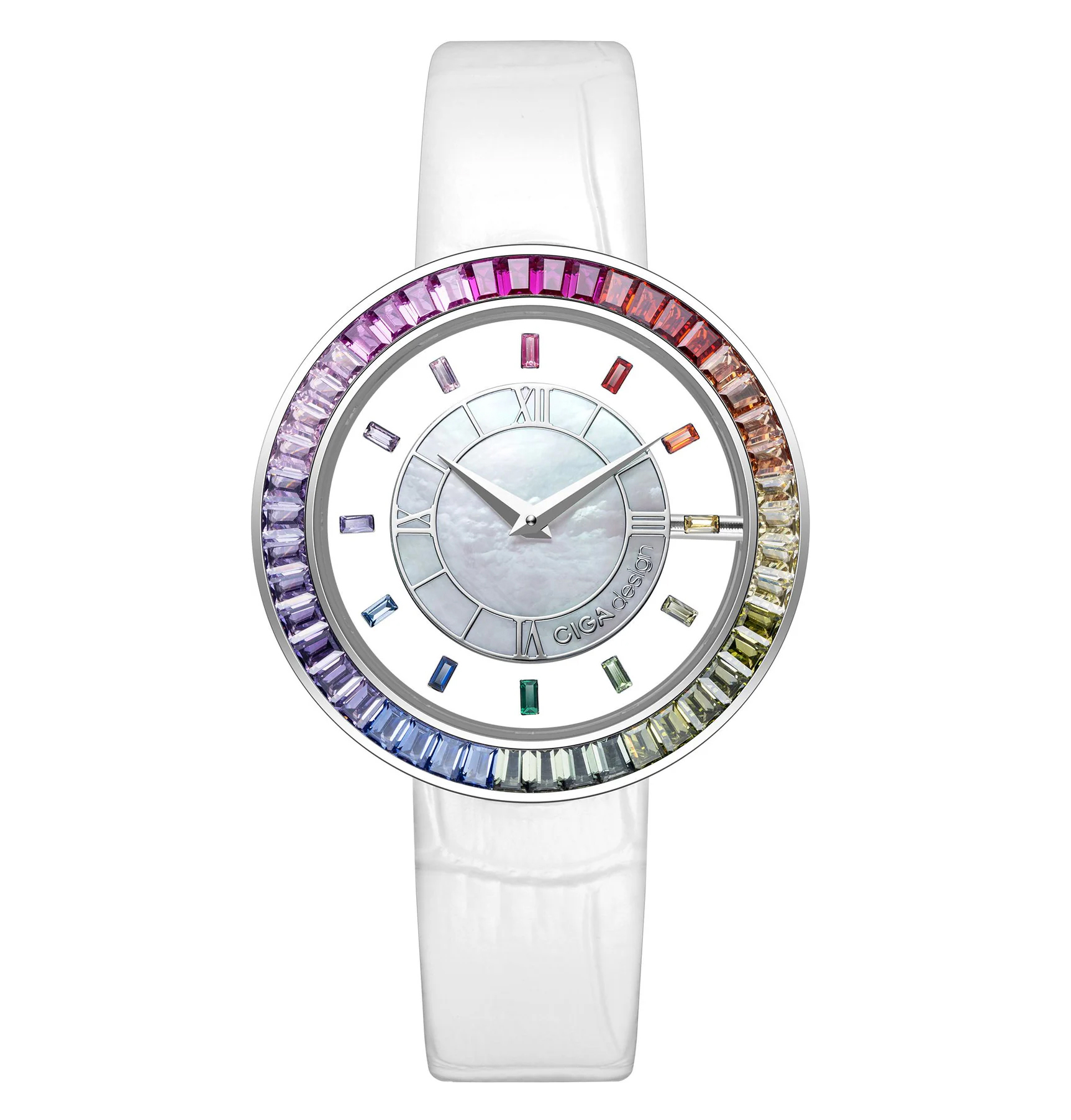 שעון לאישה CIGA Design D Series Sparkle D022-SIRB-1WH