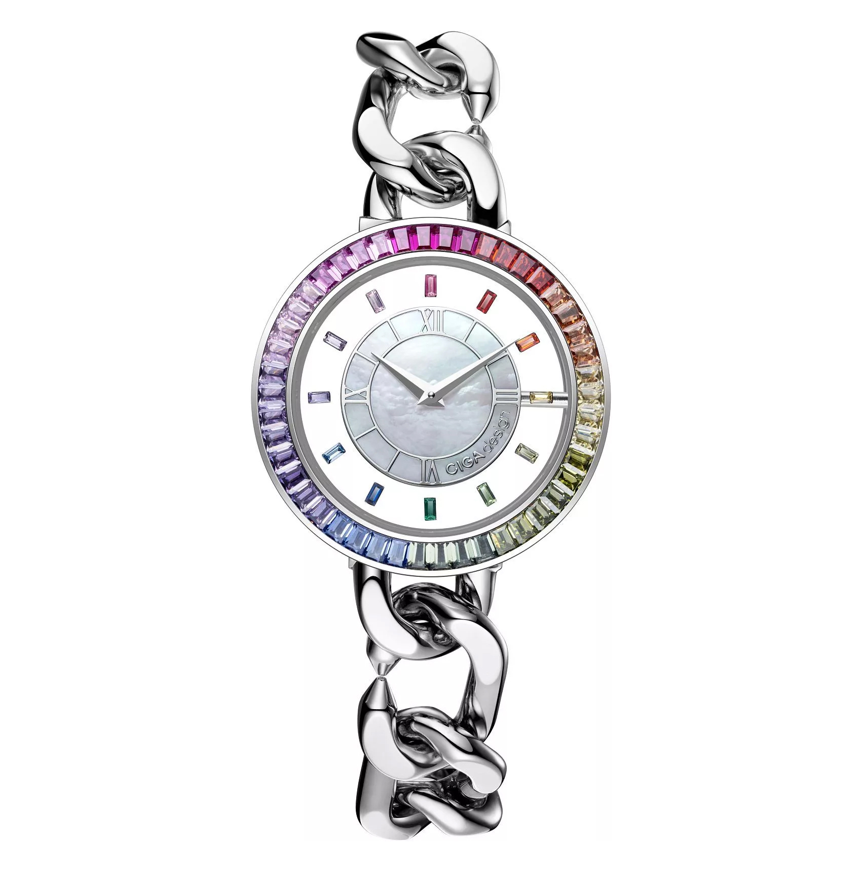 שעון לאישה CIGA Design D Series Sparkle D022-SIRB-3SS