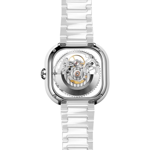 שעון מאחור CIGA-design-Mechanical-Watch-Eastern-Jade-white